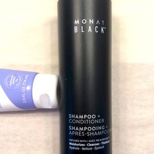 Monat Black Shampoo and Conditioner
